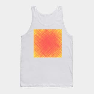 Abstract Diagonal Line Pattern Tank Top